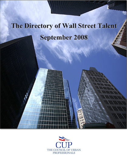 Wall Street Directory Cover