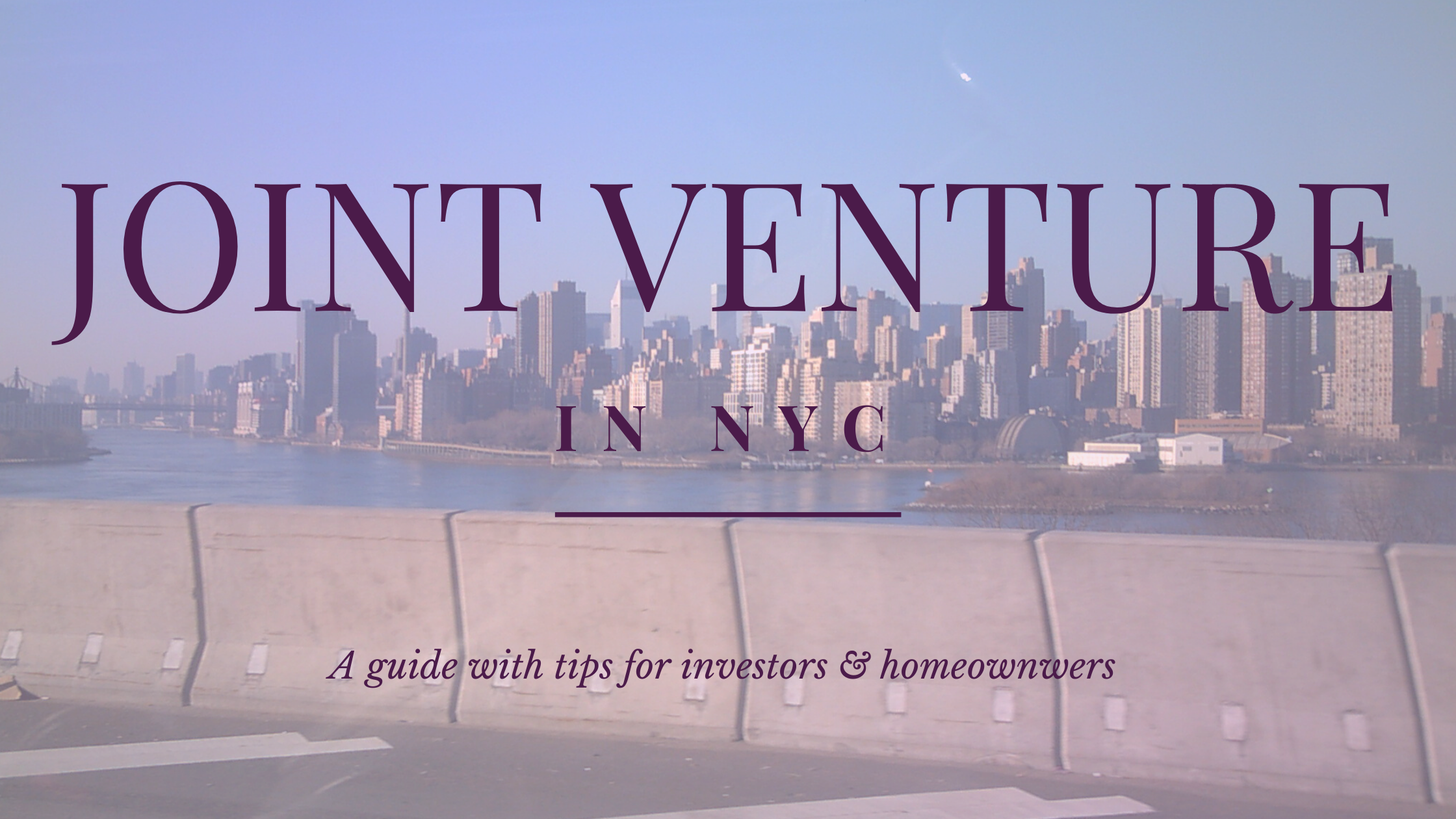 Joint Venture NYC Guide